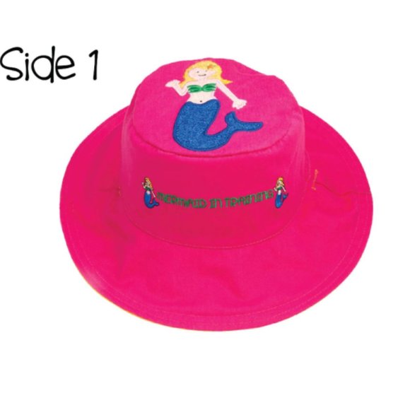 FlapJackKids Reversible Sun Ha -Mermaid/Sandcastle - Picture 2 of 6